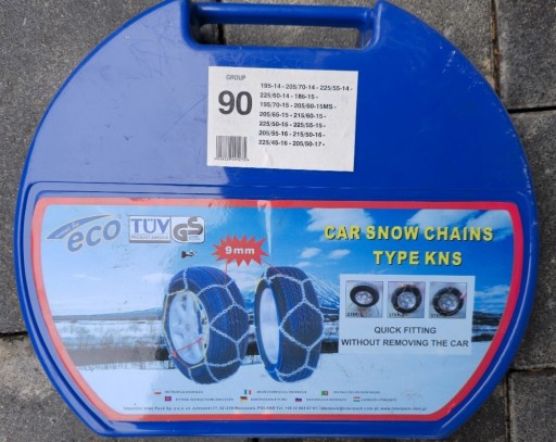 Zdjęcie oferty: Łańcuchy śniegowe Inter Pack 90 Type KN na koła w rozmiarach 14"-17".