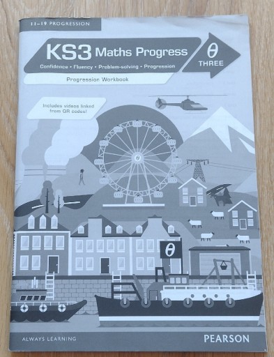 Zdjęcie oferty: KS3 Math Progress Progression Workbook Theta 3