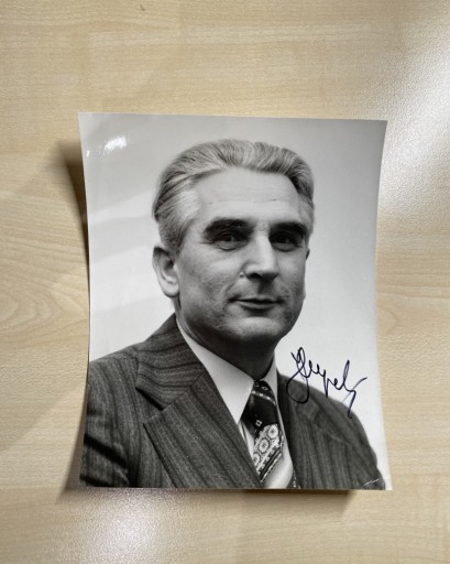 Zdjęcie oferty: Józef Czyrek Minister Spraw Zagranicznych autograf