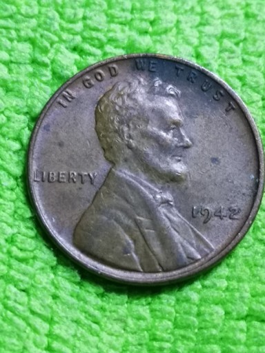 Zdjęcie oferty: Moneta obiegowa USA 1 cent 1942r
