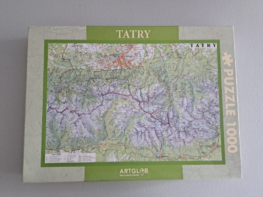 Zdjęcie oferty: Puzzle mapa Tatr