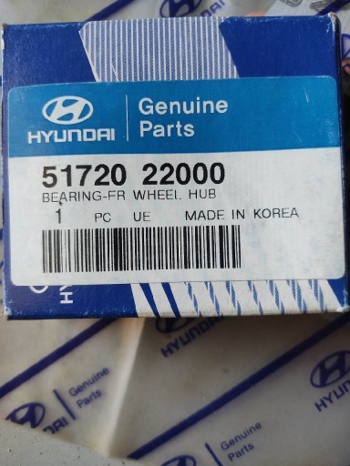 Zdjęcie oferty: Oryginalne łożysko koła Hyundai 51720 22000