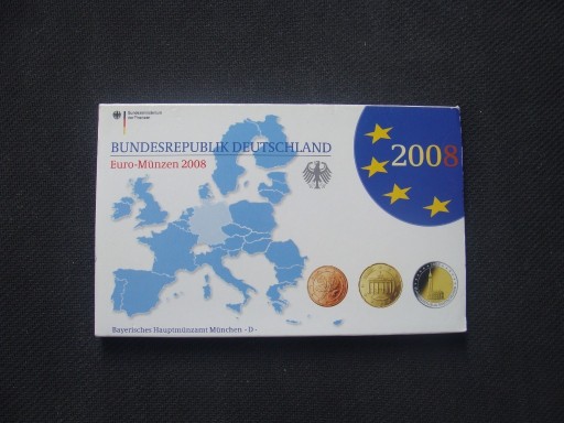 Zdjęcie oferty: NIEMCY - Euro - Munzen 2008 D + okolicznościowe