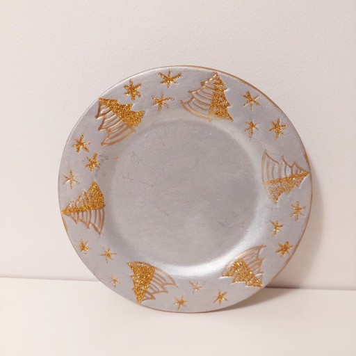 Zdjęcie oferty: Dekoracyjny talerzyk ceramiczny świąteczny święta 