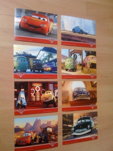 Zdjęcie oferty: AUTA / CARS Disney Pixar Komplet Pocztówe kinowych