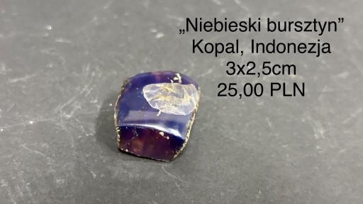 Zdjęcie oferty: Niebieski bursztyn (Kopal) - Indonezja