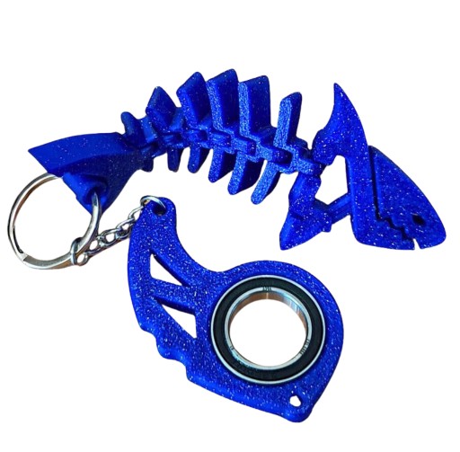 Zdjęcie oferty: Keyspinner Keyrambit + Rekin Druk 3D brelok 