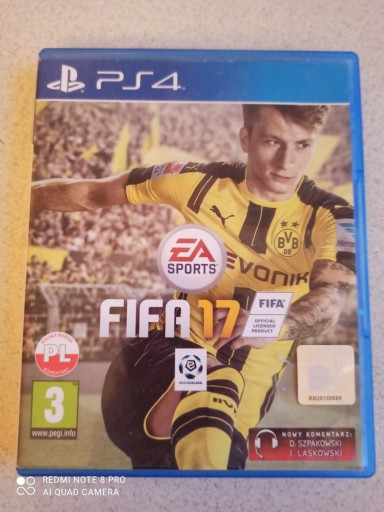 Zdjęcie oferty: Gra FIFA 17 na PS4