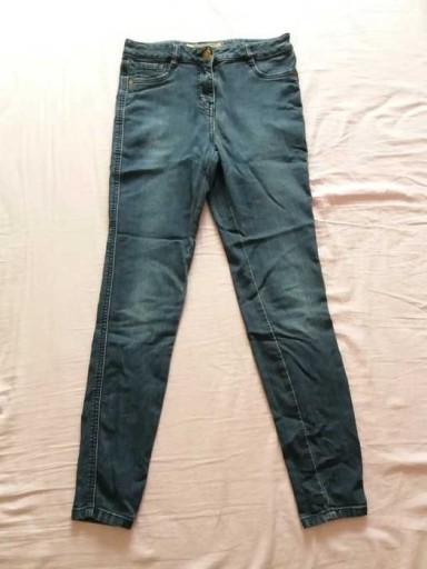 Zdjęcie oferty: Niebieskie dżinsy rurki skinny Next 38 M na szczup