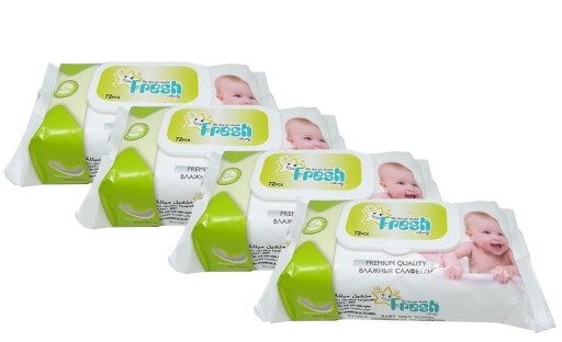 Zdjęcie oferty: Chusteczki nawilżane Fresh Baby 60x72 wysyłka 0 zł