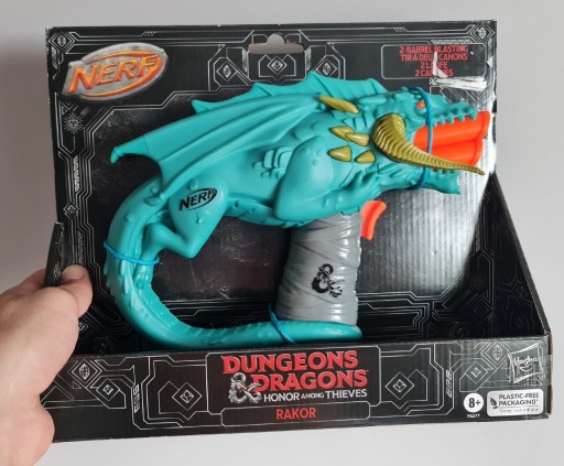 Zdjęcie oferty: Nerf D&D Rakor Blaster i 4 rzutki Nerf Elite 2.0,