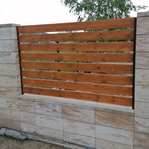 Zdjęcie oferty: Przęsło ogrodzeniowe panele drewniane na wymiar