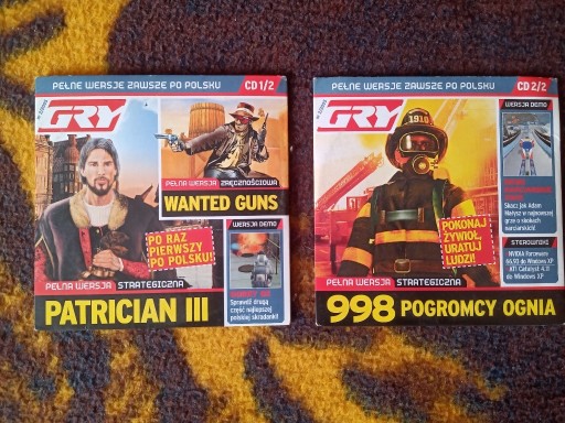 Zdjęcie oferty: Patrician 3, Wanted guns, 998 Pogromcy ognia PC PL