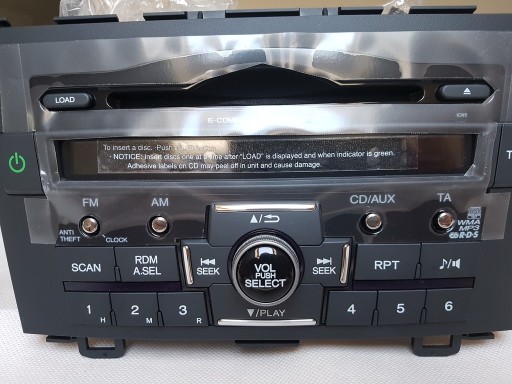 Zdjęcie oferty: NOWE radio Honda CRV 39100-SWA-G212-M1