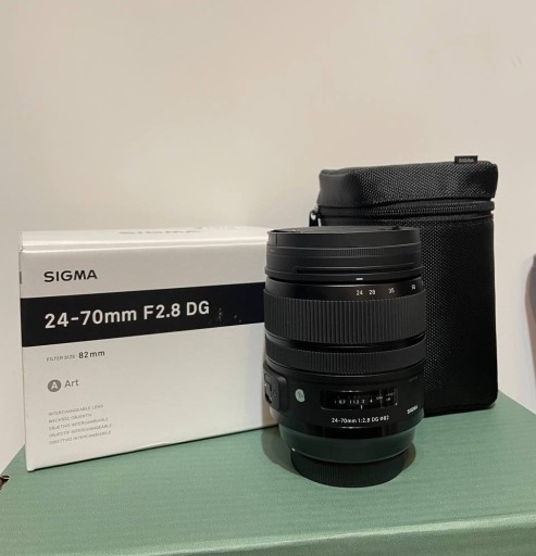 Zdjęcie oferty: Obiektyw Sigma 24-70mm f.2.8 DG OS HSM Canon EF