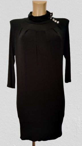 Zdjęcie oferty: Czarna sukienka dzianinowa z wiskozy 38/M ONLY