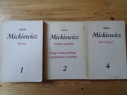 Zdjęcie oferty: Adam Mickiewicz 1,2,4 Tom
