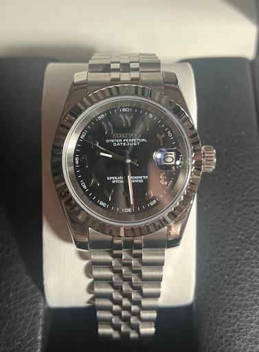 Zdjęcie oferty: Seiko Arabic Datejust Black Automatic MOD