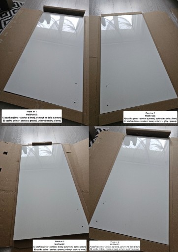 Zdjęcie oferty: Ikea 4 Fronty Ringhult biały połysk 40x80cm