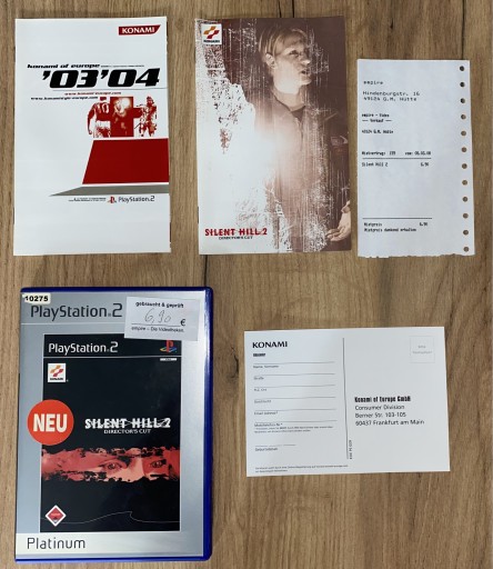 Zdjęcie oferty: Silent Hill 2 Director's Cut unikat komplet PS2