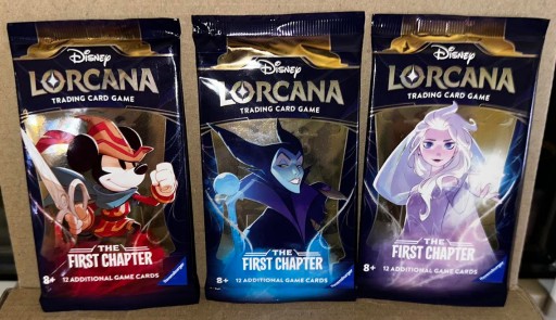 Zdjęcie oferty: Disney Lorcana - The First Chapter -BOOSTERY 3 szt