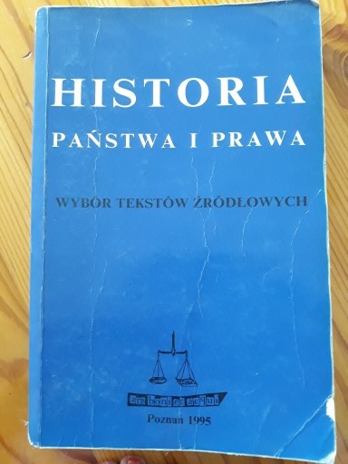 Zdjęcie oferty: Historia państwa i prawa