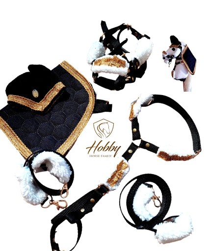 Zdjęcie oferty: Kantar,nauszniki z biżuterią,derka dla Hobby horse