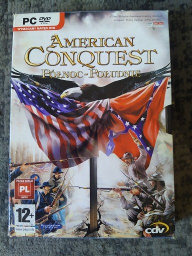 Zdjęcie oferty: American Conquest Północ – Południe PC DVD PL