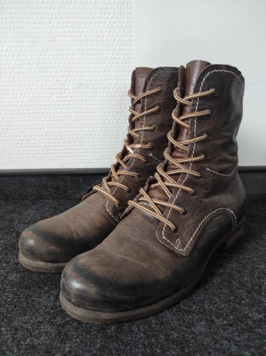 Zdjęcie oferty: Skórzane buty wiązane wkł. 25.5cm rozmiar 36