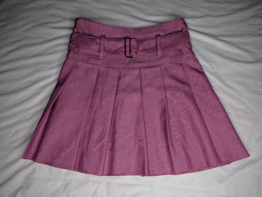 Zdjęcie oferty: Spódniczka plisowana różowa jodełka dla nastolatki