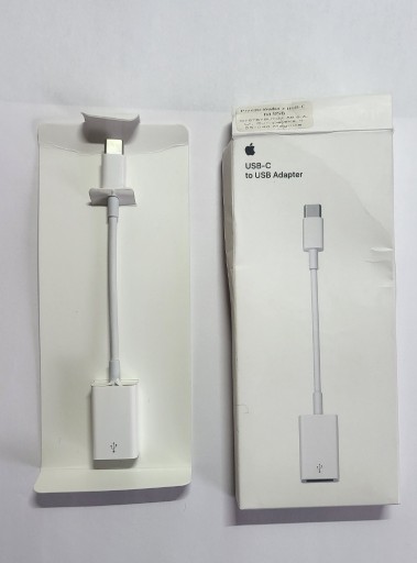 Zdjęcie oferty: Adapter USB - USB Typ-C APPLE MJ1M2ZM/A