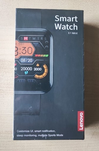 Zdjęcie oferty: SmartWatch Lenovo E1 Max