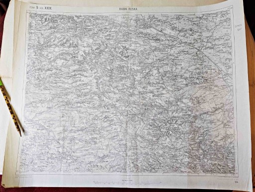 Zdjęcie oferty: Stara mapa Rawa Ruska 1914 rok