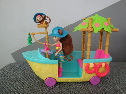 Zdjęcie oferty: Enchantimals Tropikalny pojazd Lalka z małpką