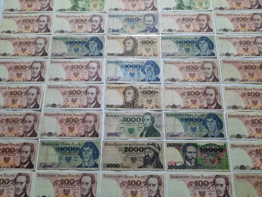 Zdjęcie oferty: 3#N 45 BANKNOTÓW PRL OD 20 ZŁ DO 10.000 TYSIĘCY!!!