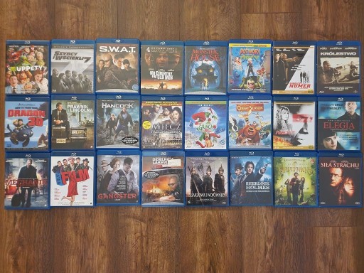 Zdjęcie oferty: DUŻA KOLEKCJA FILMÓW NA BLU-RAY - duży wybór cieka