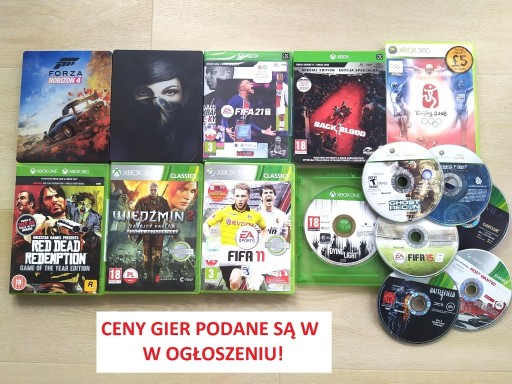 Zdjęcie oferty: FIFA Red Dead Redemption Dying Light Forza Horizon