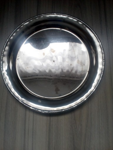 Zdjęcie oferty: Stalowy półmisek talerz ze stali nierdzewnej 