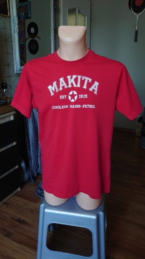 Zdjęcie oferty: Makita t-shirt męski M czerwony lato
