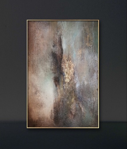 Zdjęcie oferty: Pejzaż, abstrakcja, olej, 70x100cm, Monika Seroka