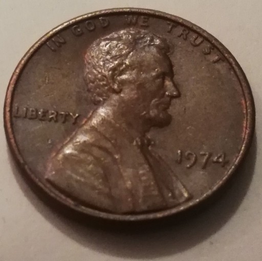 Zdjęcie oferty: One Cent 1974 Lincoln Penny