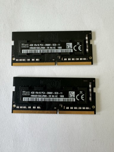 Zdjęcie oferty: PAMIĘĆ RAM HYNIX DDR4 / 8GB / PC4 2666MHz