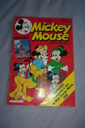 Zdjęcie oferty: mickey mouse 9 1991 komiks