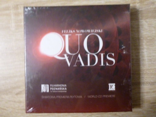 Zdjęcie oferty: Feliks Nowowiejski  - Quo Vadis - 2 CD box folia