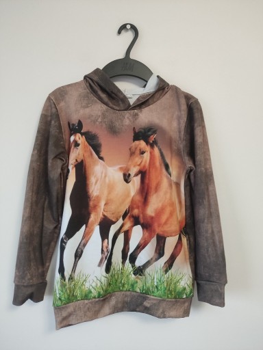 Zdjęcie oferty: Bluza z końmi,r.152