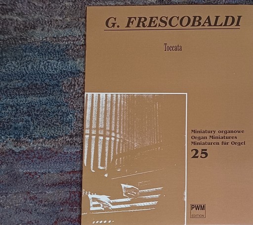 Zdjęcie oferty: Girolamo Frescobaldi  Toccata na organy