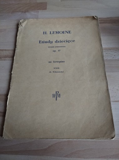 Zdjęcie oferty: H. Lemoine Etiudy dziecięce op. 37 na fortepian 