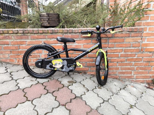 Zdjęcie oferty: Rower dziecięcy Btwin 500 Dark Hero 16 cali IDEALNY DO NAUKI JAZDY + GRATIS