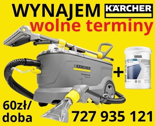 Zdjęcie oferty: WYNAJEM oraz USŁUGI prania tapicerki KARCHER Puzzi