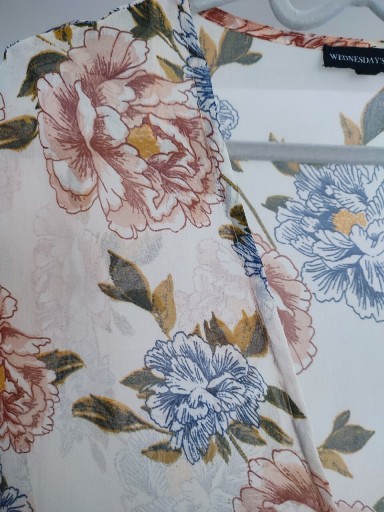 Zdjęcie oferty: Narzutka kimono Boho w kwiaty l